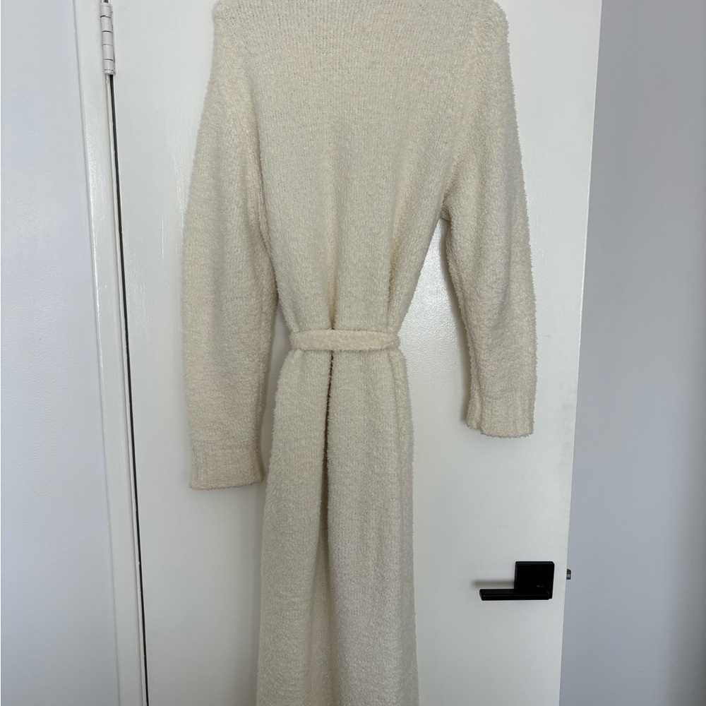 SKIMS Cozy Cream Knit Robe - Picture 7 of 8